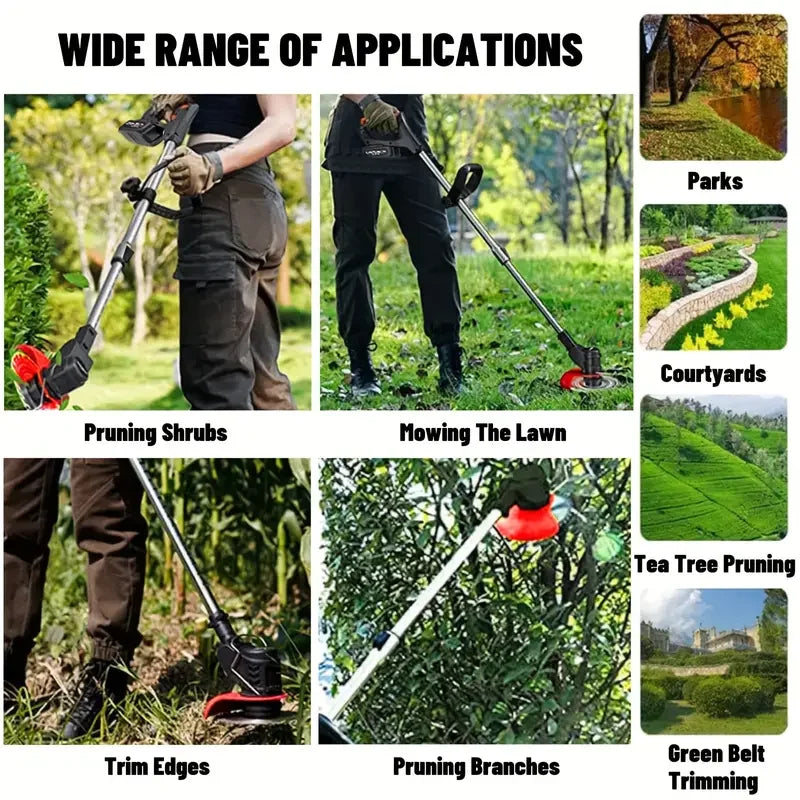 Tosaerba e Rifinitore Elettrico Multifunzione