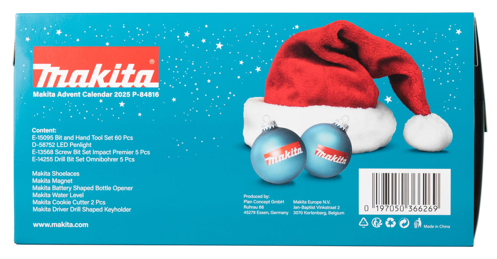 Calendario dell'Avvento makita 2025